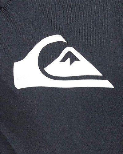 Quiksilver L22208 Boys Black All Time Short Sleeve Rash Guard Size XL/16 - Picture 4 of 4