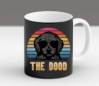 The Dood Doodle Goldendoodle Labradoodle Mom Kids Father Black Gift Mug