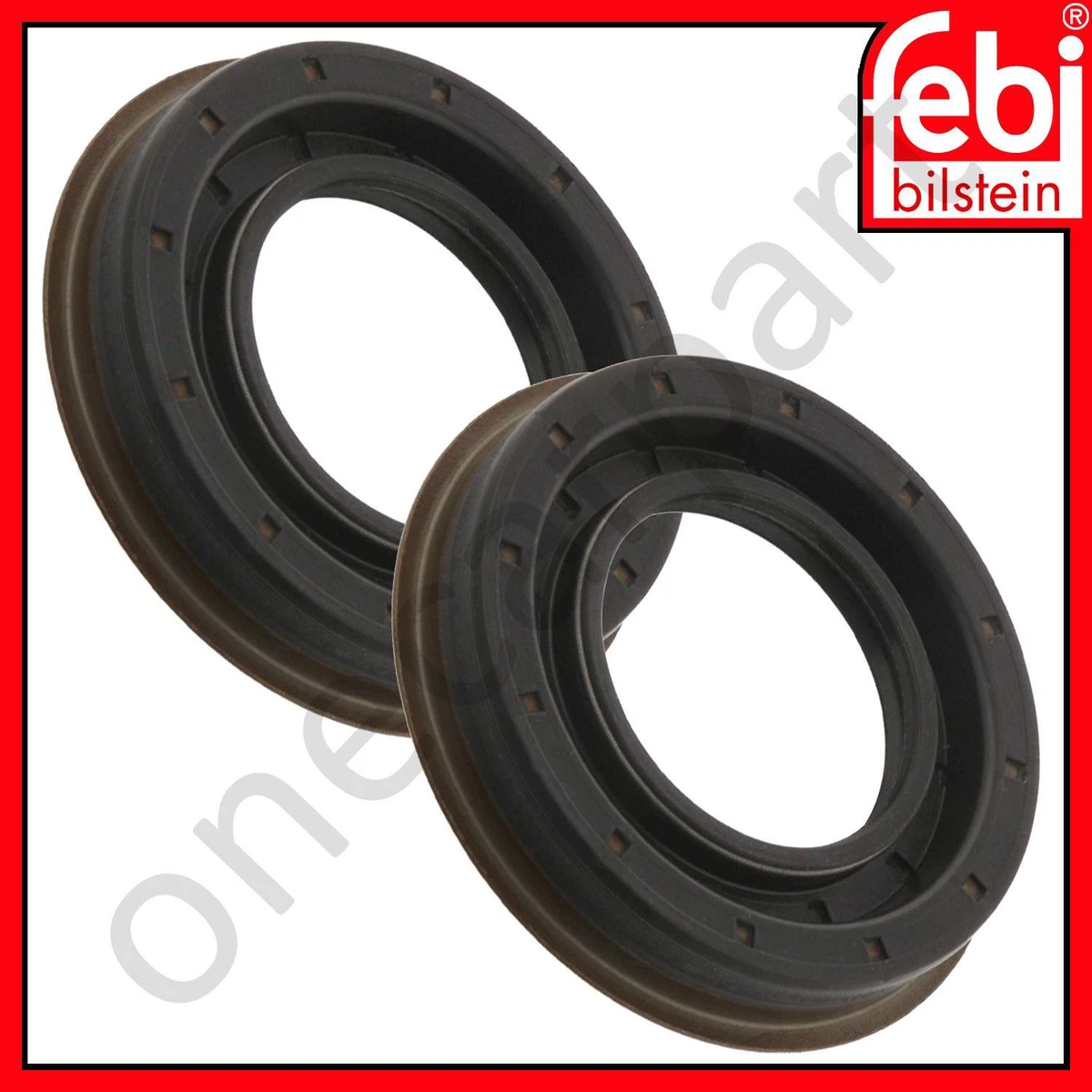 Rear Diff Shaft Seal x2 Febi For Mercedes 114 115 116 123 124 190 