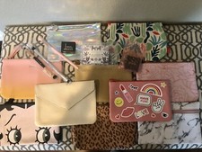 Lot Of 10 IPSY Glam Bags   With New Makeup Samples And Brushes