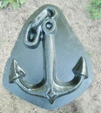 Anchor mold 2 FT H x 18" wide x 3" thick Concrete plaster casting