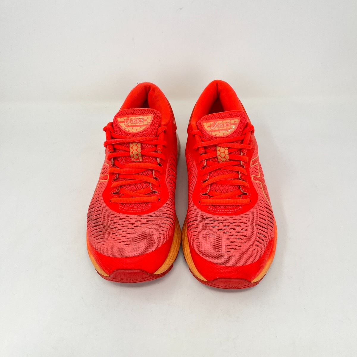 Asics Gel Kayano 25 Red Orange Athletic Running Shoes