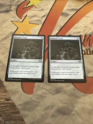 MTG Tormod's Crypt Regular Dominaria Remastered Uncommon X2!