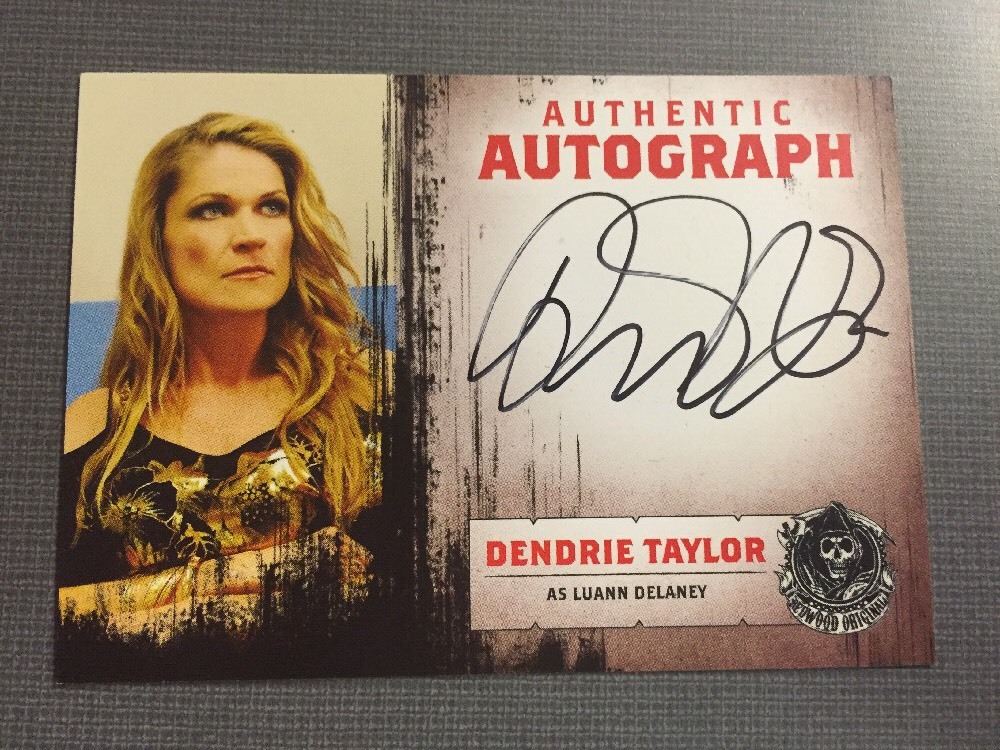 ALASTAIR THAIN SHADOW OF AMANⅡアラステアサイン Sons Of Anarchy Authentic Autograph Card Of Dendrie Taylor As