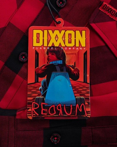 DIXXON Flannel RedRum 10 yr Shining Horror Movie Tribute Brand New In Pkg - Picture 3 of 4