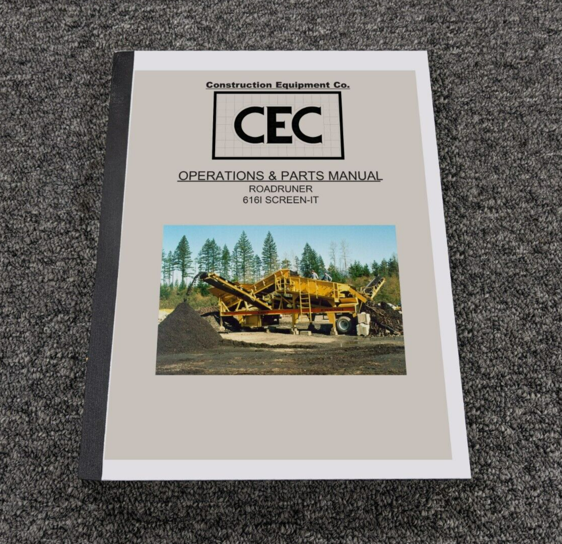 CEC Model 616I Series 6x16 Screen It Roadrunner Parts Catalog