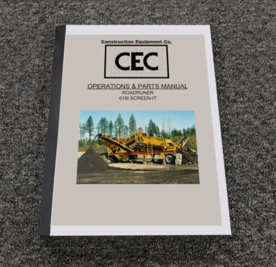 Cec Payment Parts Router CEC Model 616I Series 6x16 Screen It Roadrunner Parts Catalog ...