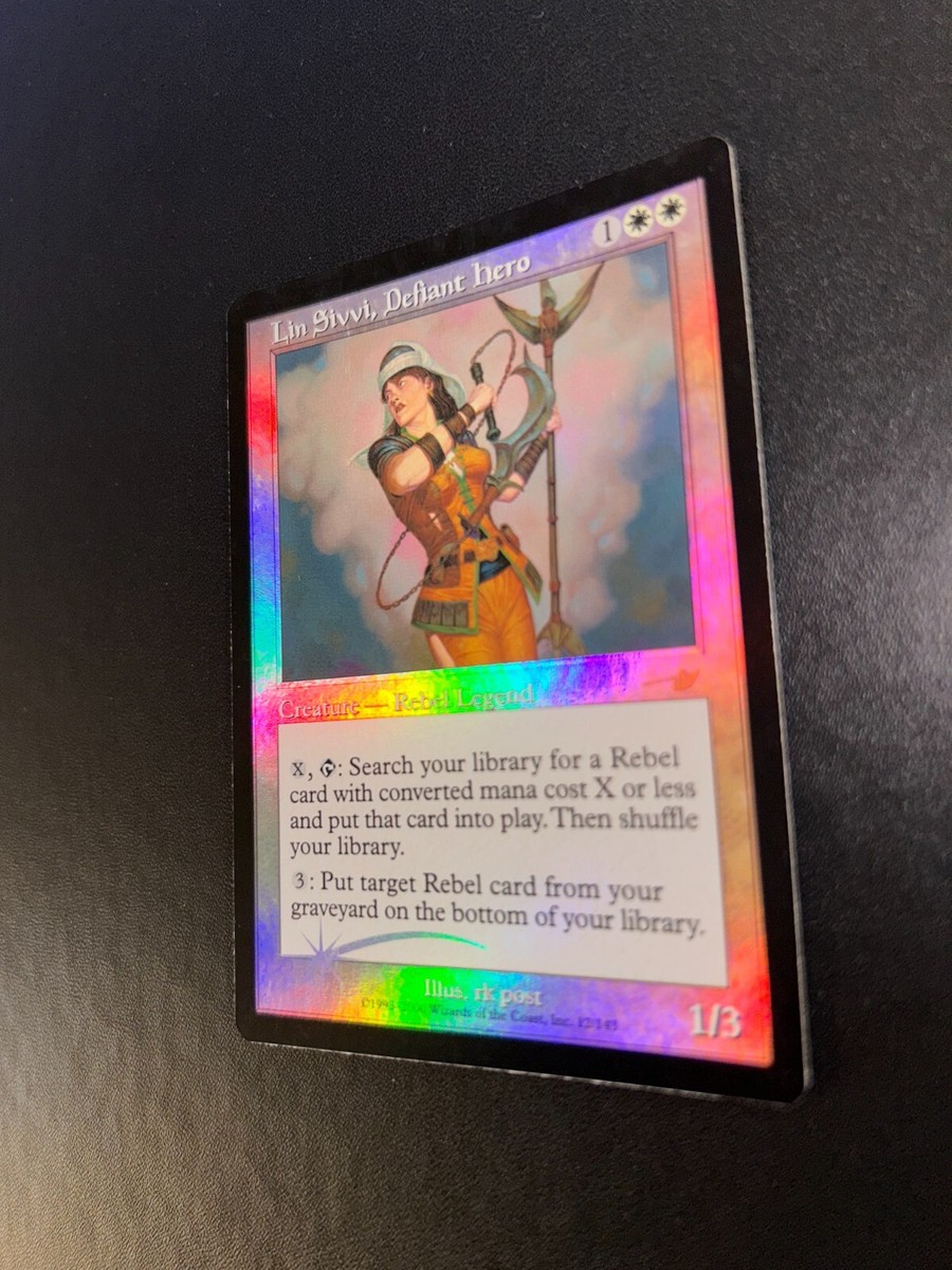 【MTG】果敢な勇志リン・シヴィーfoil FOIL)(2000)果敢な勇士リン・シヴィー/Lin Sivvi, Defiant Hero
