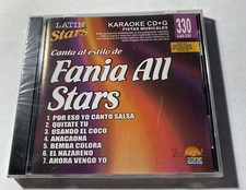 Karaoke Latin Stars 330 Fania All Stars Vol.1 New Sealed Free Shipping.