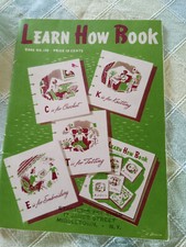 1941 Spool Cotton Company Learn How Book Crochet Knit Tatting Embroidery