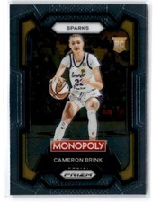 2024-25 WNBA Monopoly Prizm Rookie Cameron Brink Los Angeles Sparks #39