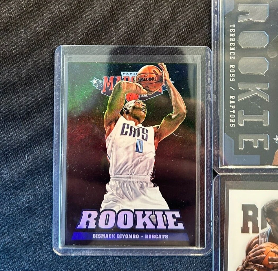 Carpa Derrick Williams RC + Tobias Harris 2012-13 Panini troquelada verde púrpura Foto 2 de 4