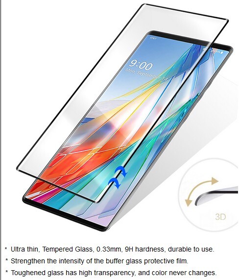 Pellicola Protettiva A+ E Custodia Rigida PC Per LG Wing 5G LM-F100V (Verizon/AT&T)