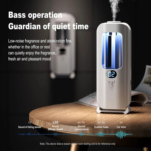 Rechargeable Essential Oil Diffuser 5 Modes Aromatic Perfume Diffuser Home Car - Picture 6 of 8