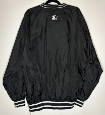 Vintage Starter Pullover Jacket. XL, Black And Waterproof Vintage Starter Pullover Jacket. XL, Black And Waterproof