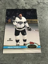 John Tonelli  Blackhawks 1991-92 Topps Stadium Club #189