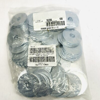 #ad #ad 76106 EXTRA FLAT FENDER WASHERS SUPER HEAVY DUTY 3 8quot; X 1 1 2quot; $39.99