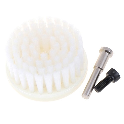 Premium White Soft Drill Brush for Gentle yet Powerful Interior For