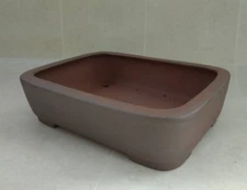 Japanese bonsai pot, Tokoname bonsai pot artist "Reiho"