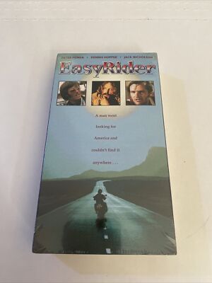 Easy Rider VHS Dennis Hopper Peter Fonda Jack Nicholson 1969 SEALED ...