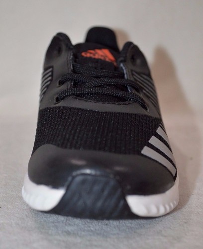 adidas FortaRun K Black/Grey/White Boy's Sneaker- Size 12 WIDE NWB S76957 - Picture 4 of 7