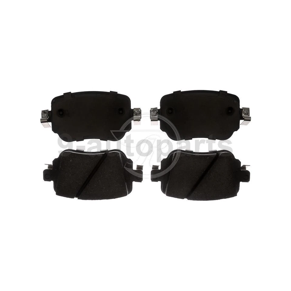 Rotores de freno de disco traseros + pastillas de freno de cerámica para Volkswagen Golf 2015 2016 2017 Foto 2 de 4