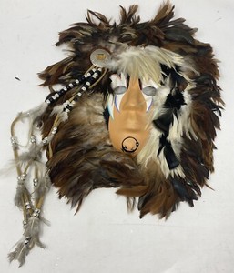 Vintage RW Adamson 1989 Arts Shaman's Medicine Mask Wall Art The Eternal Signed