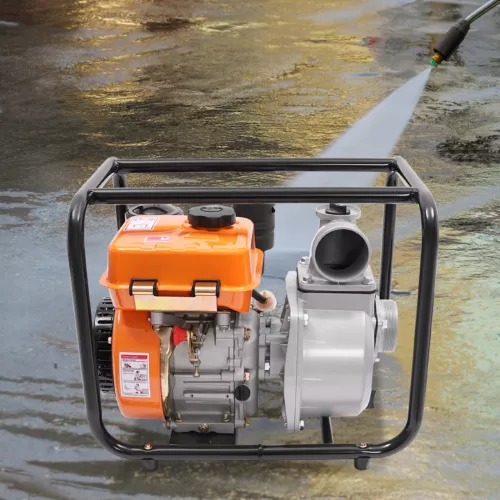 196CC Water Pump W/pipe,4l/1.06gal Diesel Powered 3600rpm Water Transfer Pump - Imagen 3 de 6