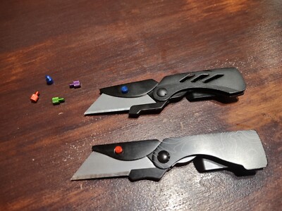 Blue thumb stud for Gerber-EAB Utility Knife - Thumb Stud Only  