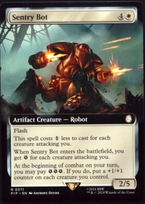 Sentry Bot - 371 Extended Not Foil MTG Fallout