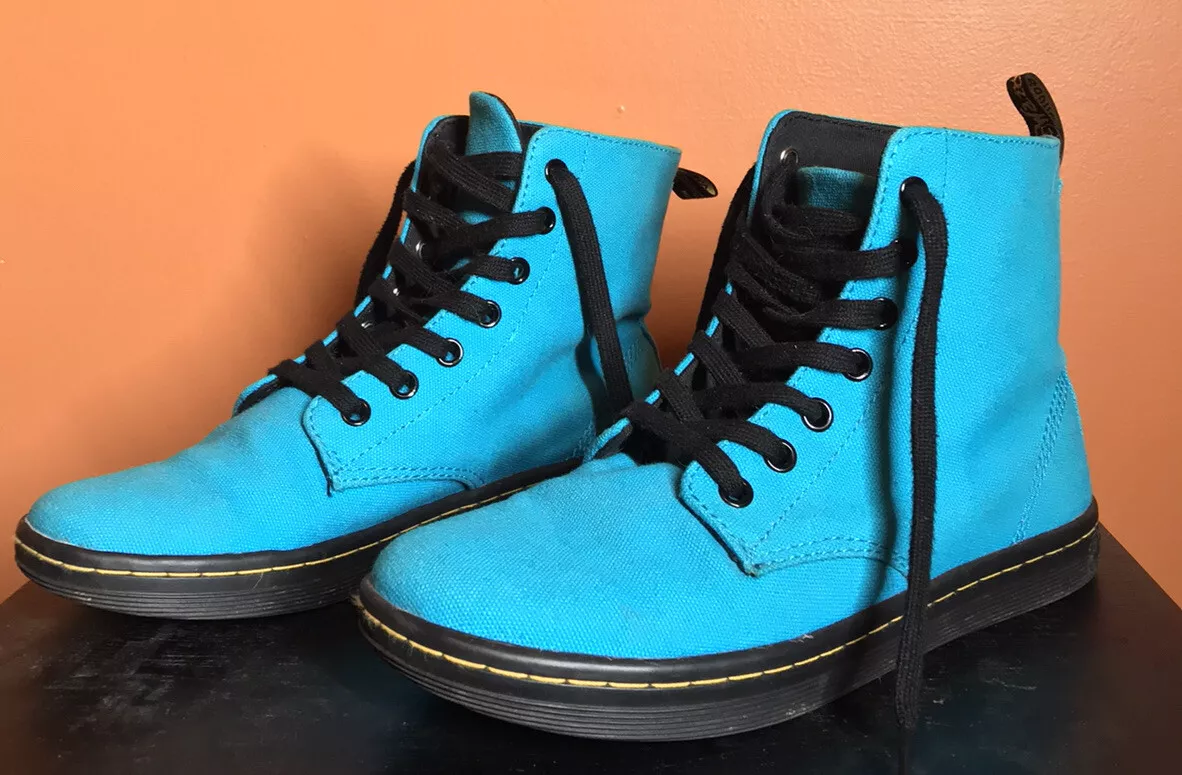 Blue dr clearance martens boots sale