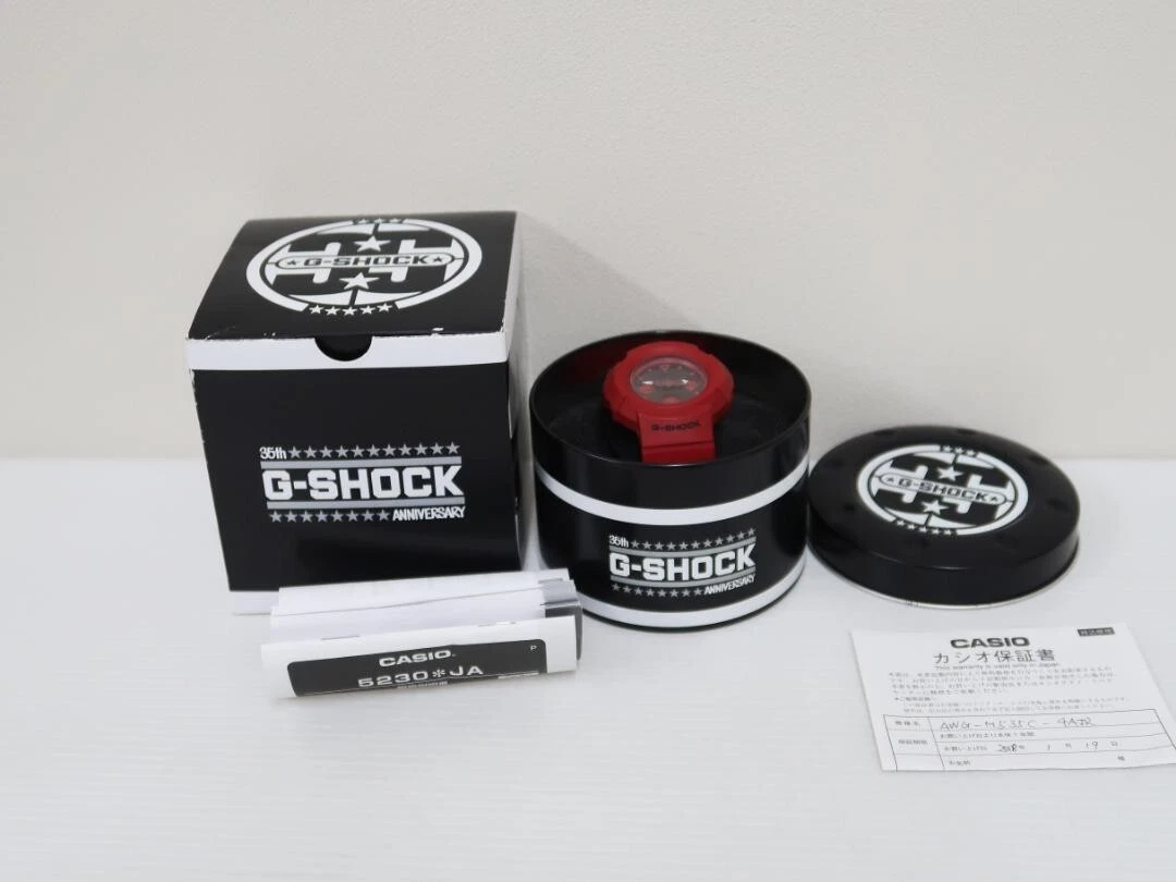 CASIO G-Shock AWG-M535C-4AJR Red Out 35th Anniversary From Japan