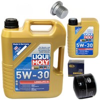 MotoröL Set 5W-30 6 Liter + ÖLfilter SM 5084 + Schraube FüR VW Transporter V 2.0