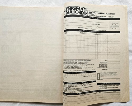 Lot #AEO: Enigma Records Catalog 1980s Ephemera Club DEVO Poison Agent Orange - Picture 12 of 19