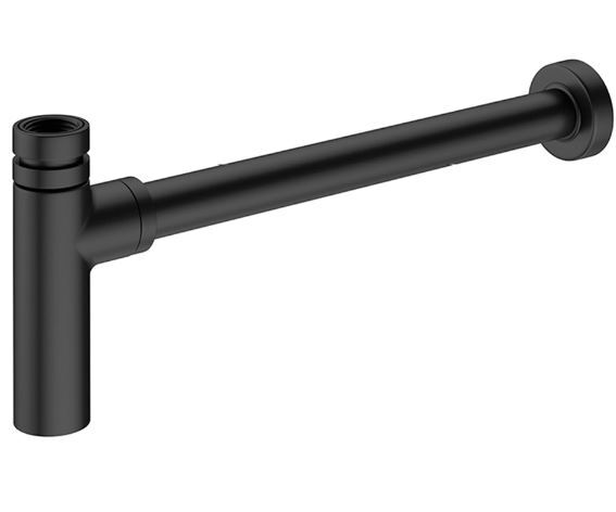 Crosswater MPRO Millennium Tall Bottle Trap - Matt Black PR00402M+