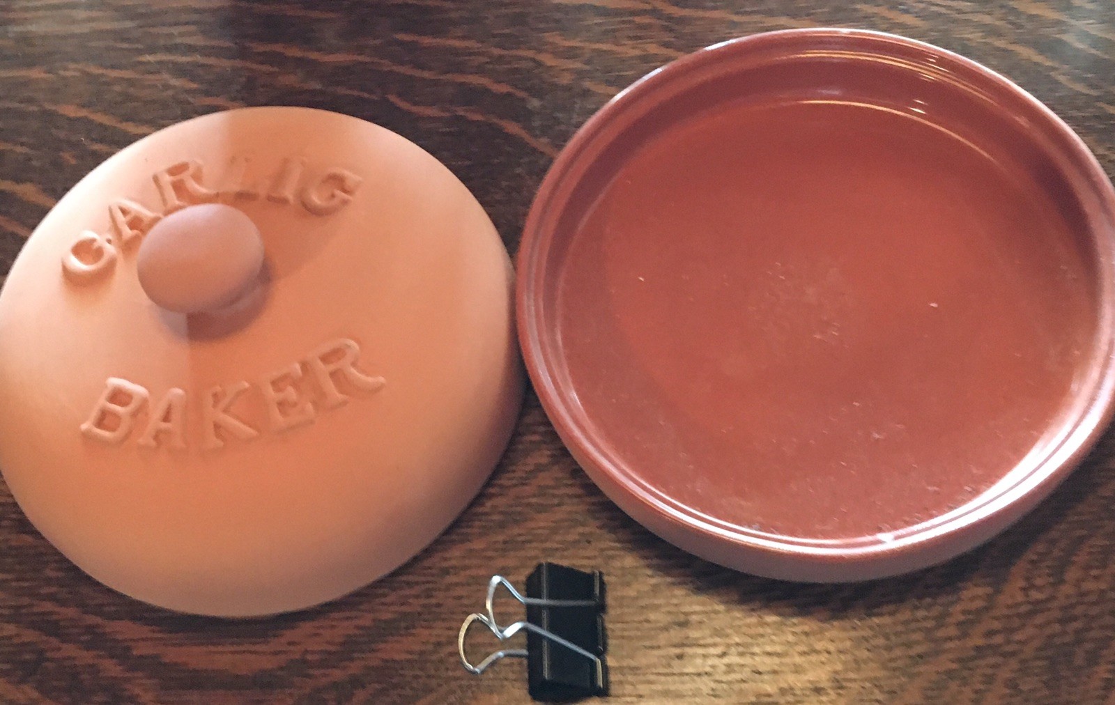 Garlic Roaster Baker Terra Cotta New Without Box Please Check The