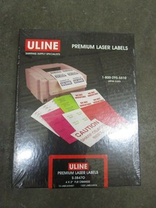 uline laser labels