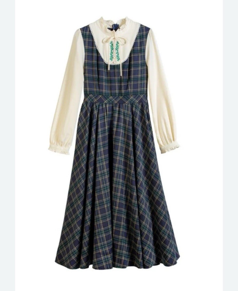 white christmas dresses Cottagecore Dress main image 0