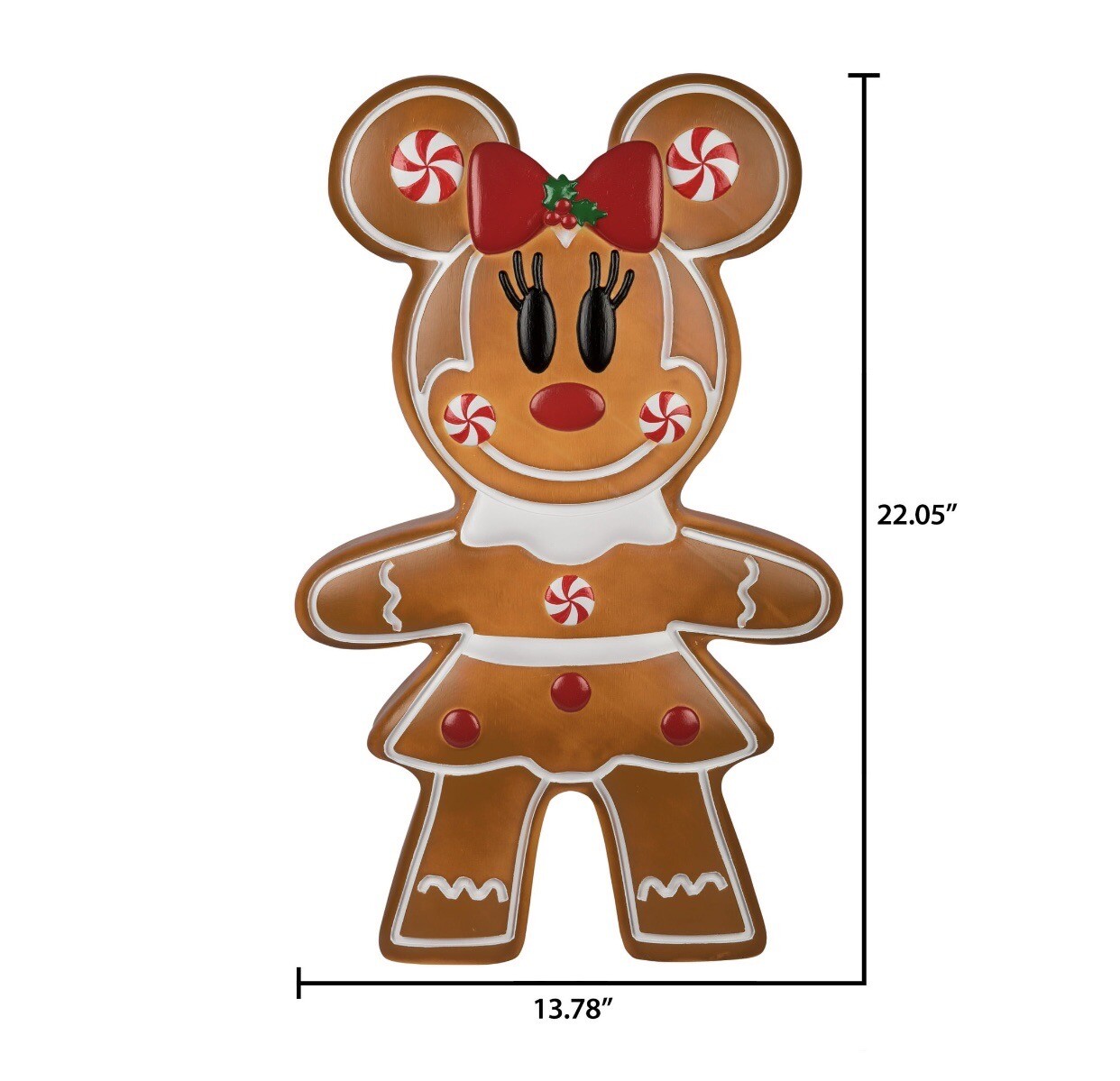 2023 Mickey And Minnie Gingerbread Blow Mold LED For Outdoor Use 24