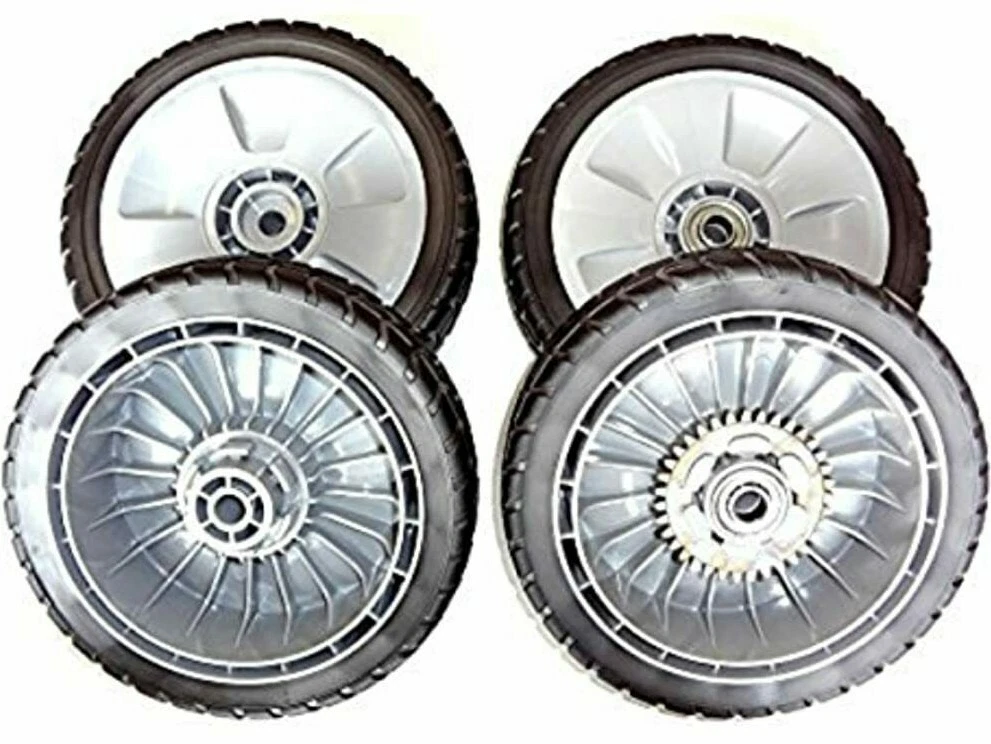 Self propelled mower sale wheels