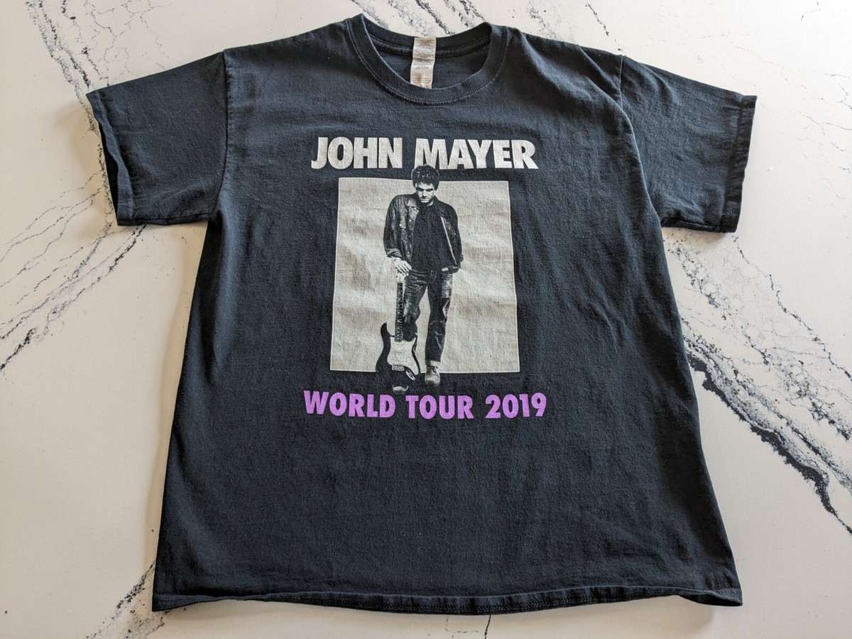 John Mayer World Tour 2019 Concert T-Shirt Size Medium