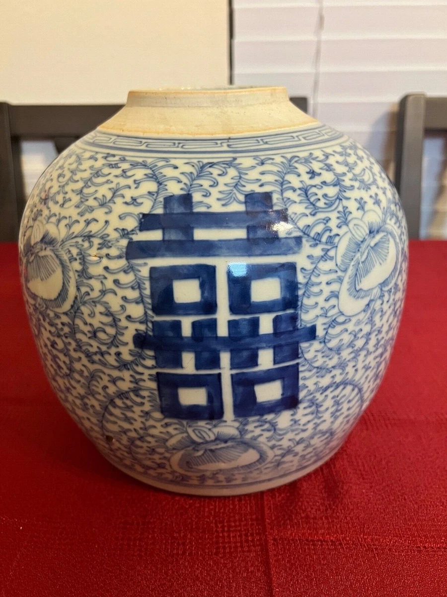 蓝色中国花瓶1800年以前| eBay