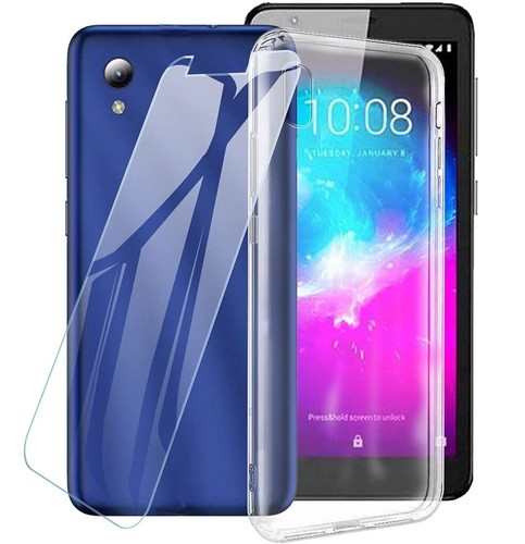 ZTE Blade A31 Lite / L8 Custodia Trasparente Per Smartphone + VETRO