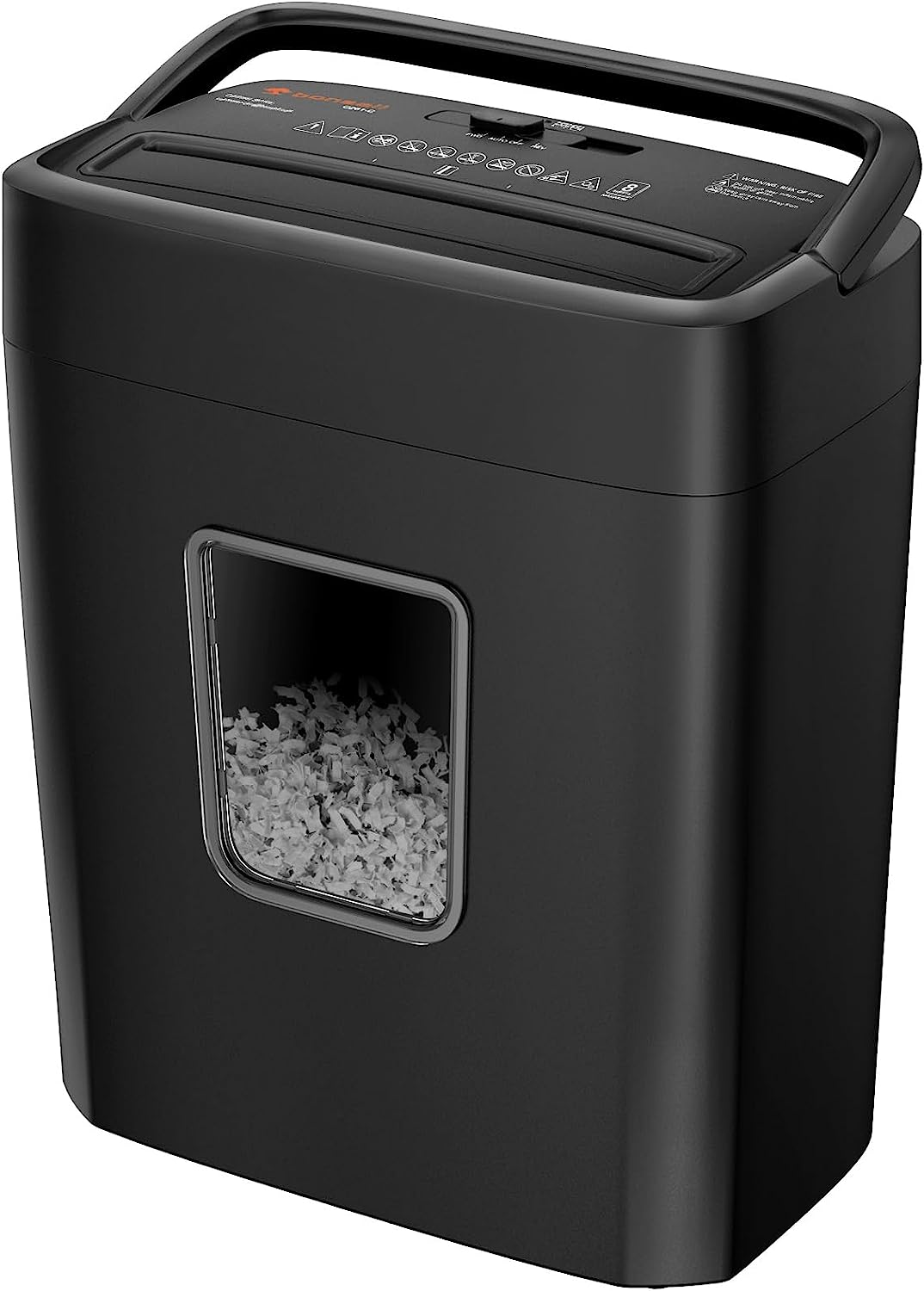 Paper Shredder, 8-Sheet Crosscut Shredder with 4.2 Gallon Bin Shred Credit Card/-image
