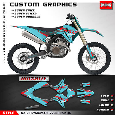 Custom Graphics Sheet Stickers Complete for KOVE MX250 GEN2