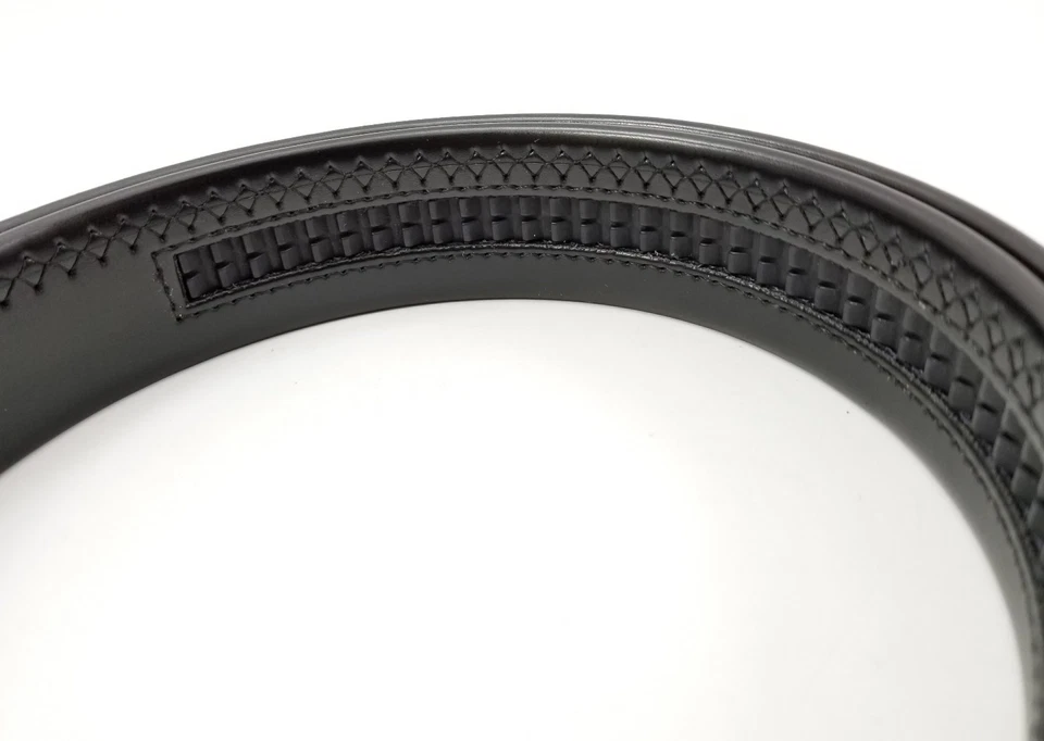 Cinturón de cuero para hombre Savile Row con hebilla de puntos de placa talla 38 Foto 4 de 4