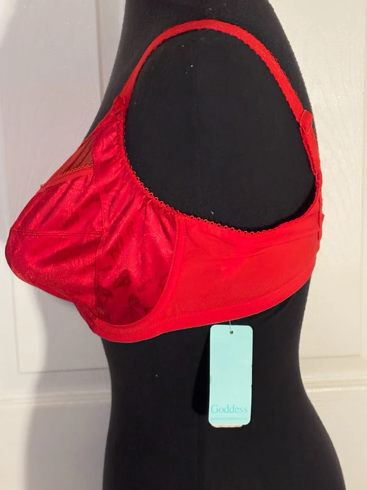 Sutiã Goddess Petra com alças GD6650 VERMELHO 34L - Imagem 4 de 4