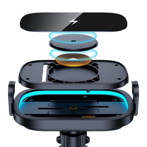 Wireless Automatic Car Charger Mount For Samsung Galaxy Z Fold 5 4 3 - Photo 8 sur 13