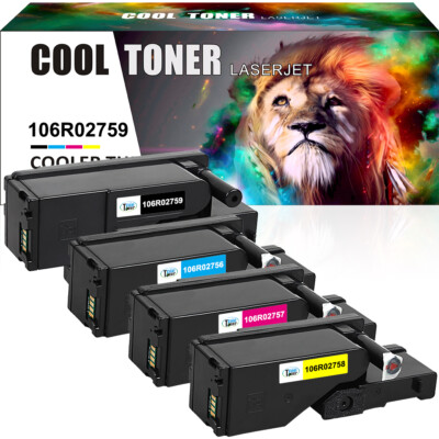 4 Toner Kompatibel with Xerox Phaser 6022 6020 6020BI WorkCentre WC 6025 WC 6027