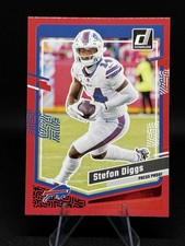 2023 Panini Donruss - Stefon Diggs #35 Press Proof Red